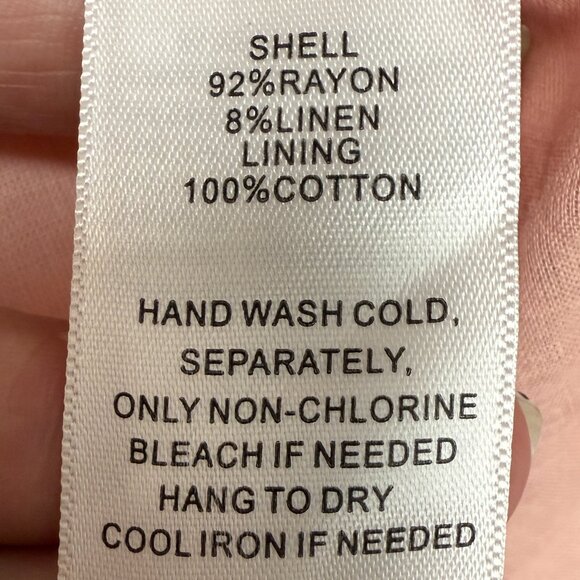 NWOT Women's CASLON Flutter Sleeve V-Neck Dress CORAL TIDE | Size L - Picture 9 of 10